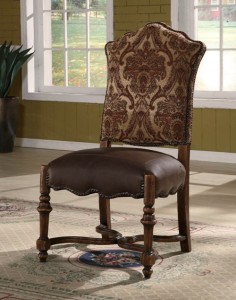 Burgundy Side Chair