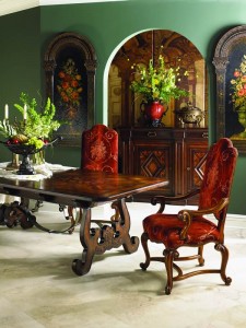 Marquetry Dining Table