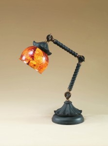 Bronze and penshell desk lamp Bronze and penshell desk lamp