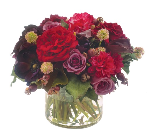 Silk Flowers Red Traditional Colorado Style Accessory Silk Flowers Red Traditional Colorado Style Accessory
