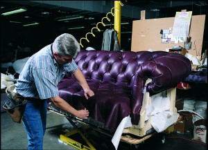 Leather furniture and quality construction