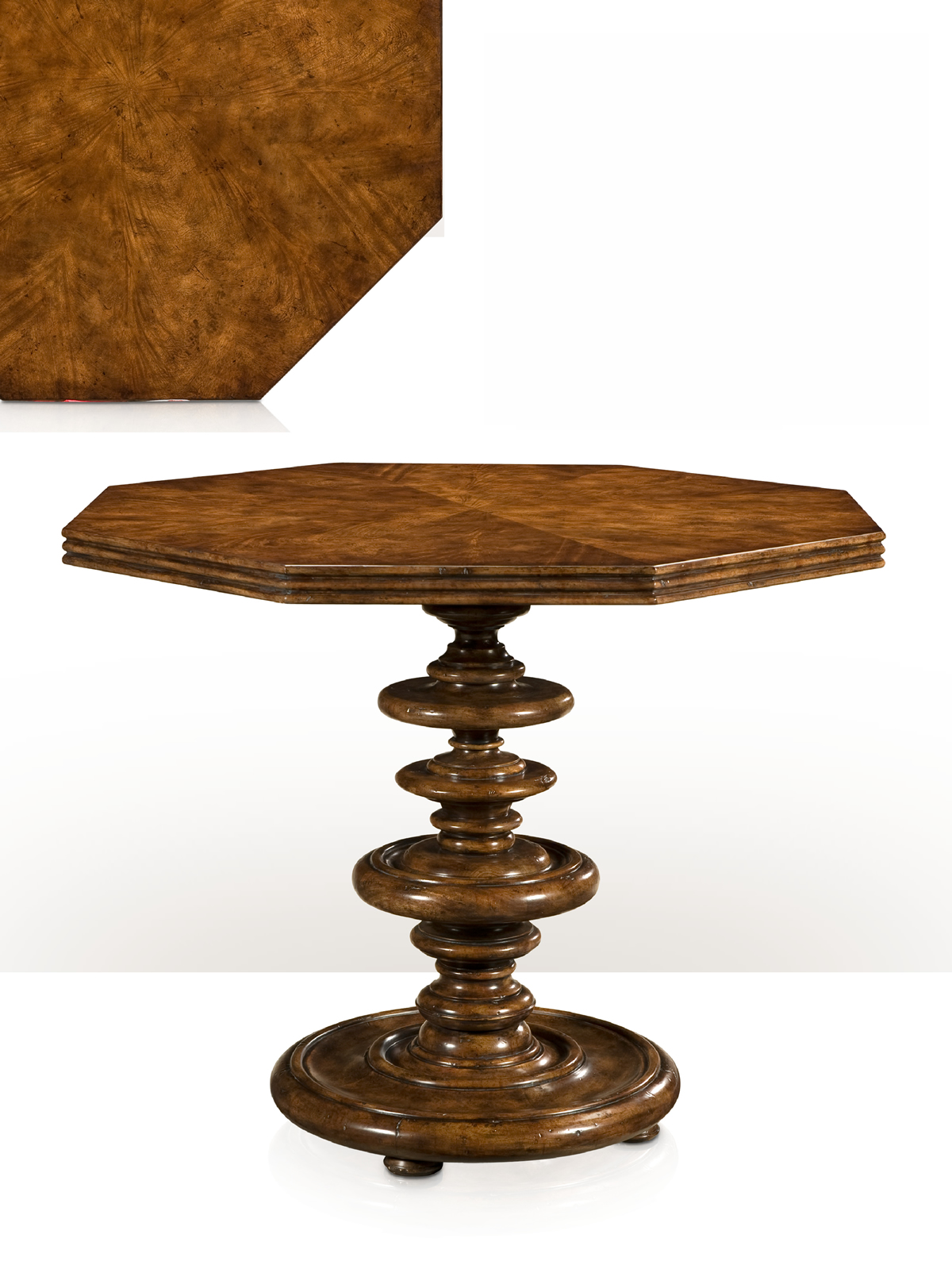 Flame mahogany center table Flame mahogany center table