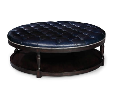 Round Ottoman with two tiers Round Ottoman with two tiers