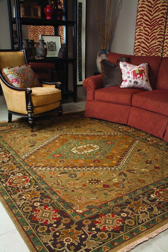 Soumak hand woven rug