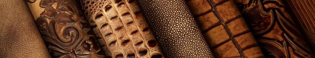 embosed leather furniture