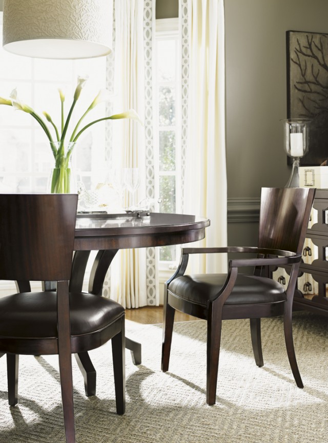 Beverly Glen Table and Carson Dining Chairs