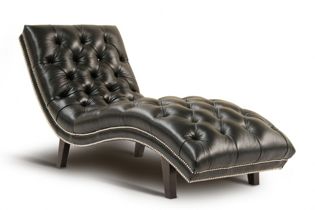 Leather Chaise