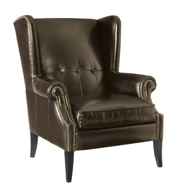 Leather Wing Chair
