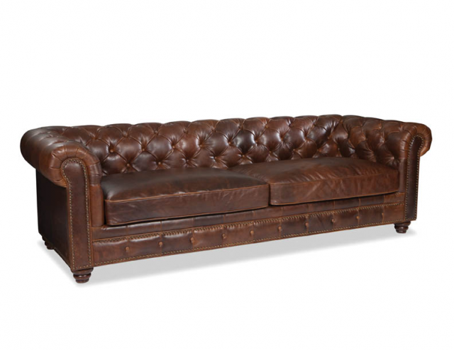 Leather Chesterfield Sofa