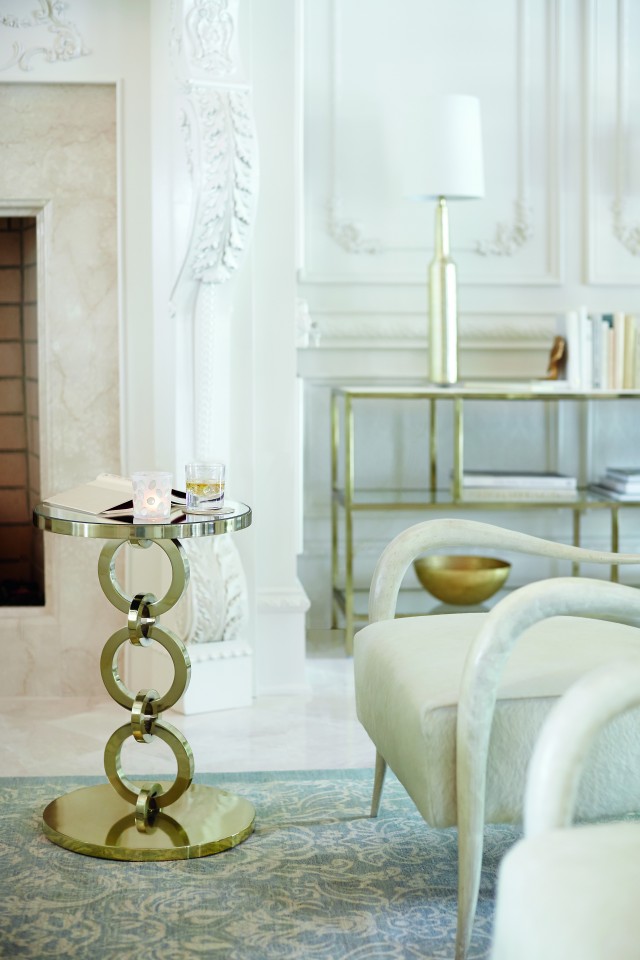 Glamour Furniture Link End Table