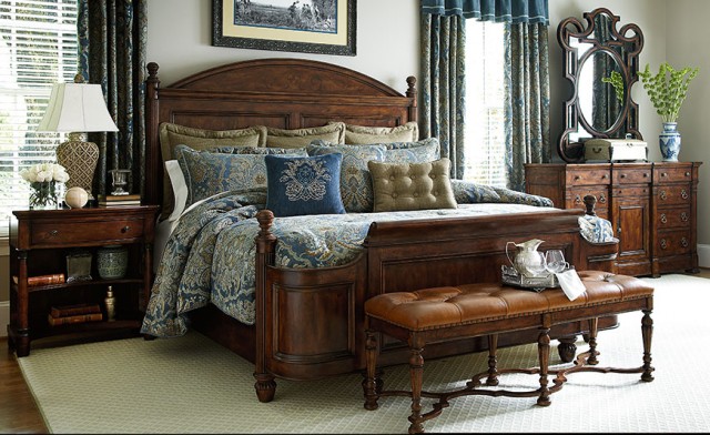 The Master Bedroom - Arched Panel Beds