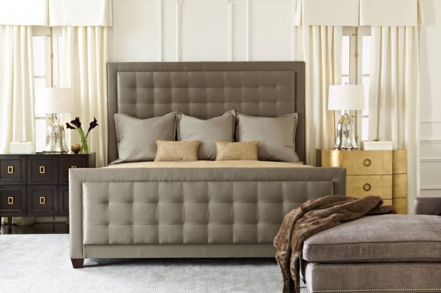 Upholstered Panel Bed