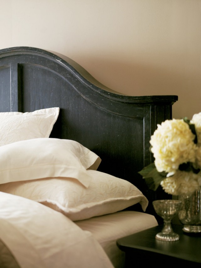 Black Panel Bed