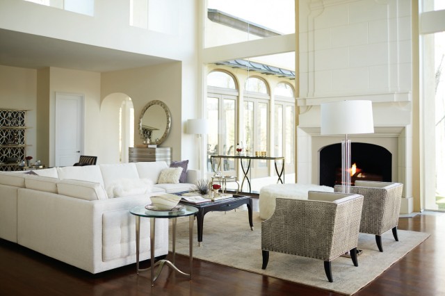 Living Room Furniture - Fabric Sectional