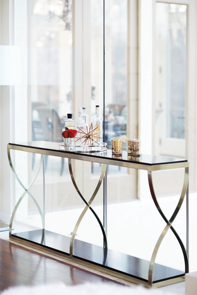 Glass Console Table