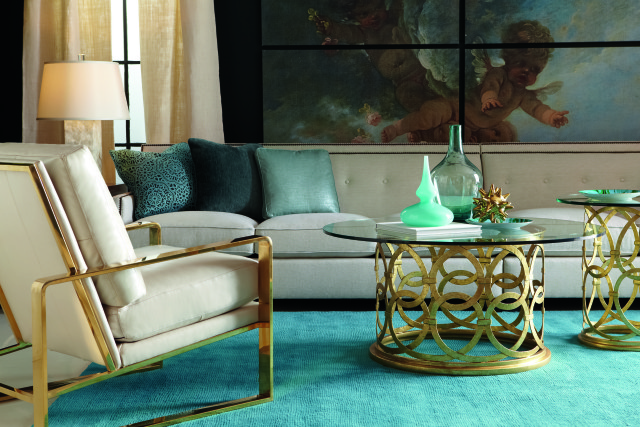 Bernhardt Interiors Gold is hot