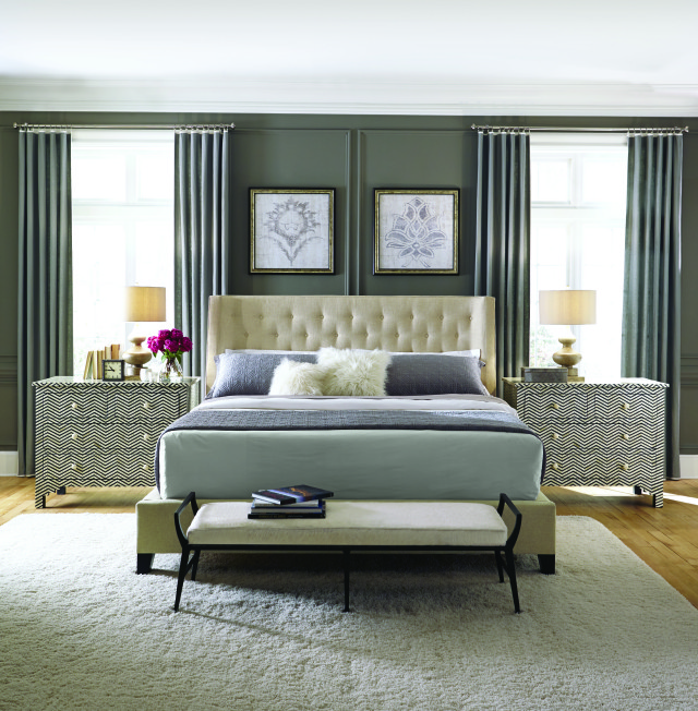 Bernhardt Interiors Upholstered Bed