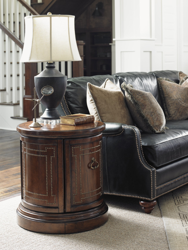 Round Drum Table