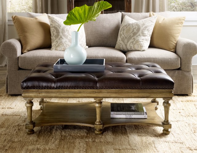 tufted cocktail table