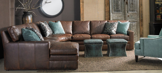 Whittemore Sherrill Leather Sectional
