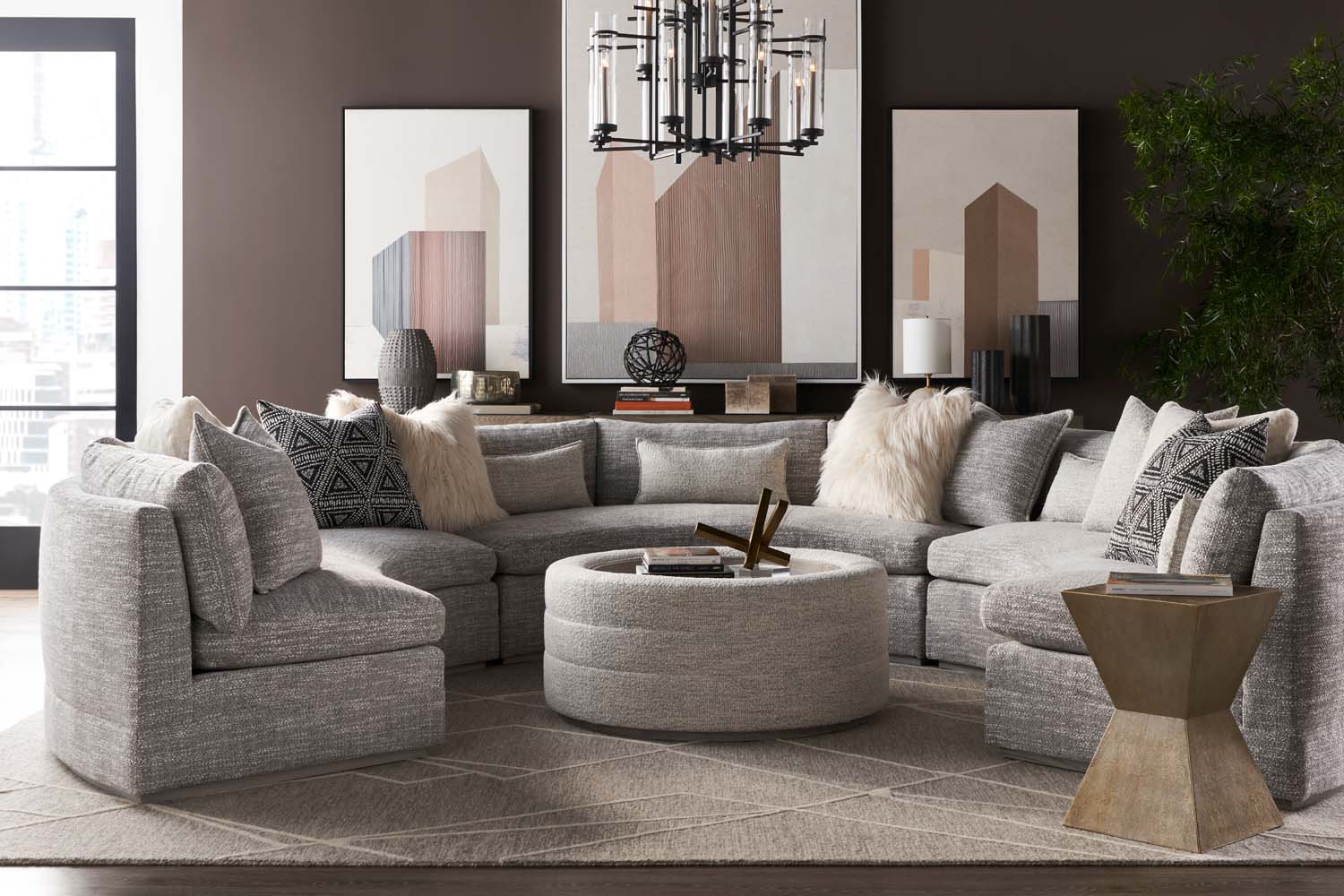 Curved Sofa