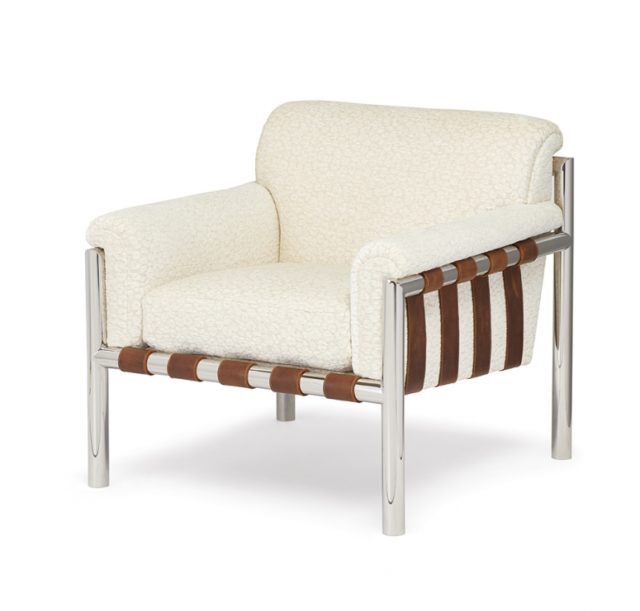 Luxury accent chair donated by Colorado Style Home Furnishings for Bags of Fun charity auction