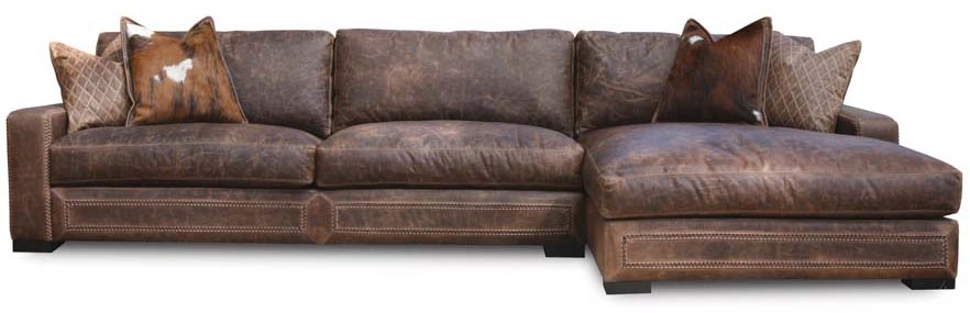Mountain Modern Leather Sofa
