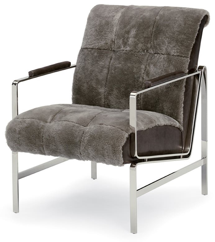 Shearling Leather Chair