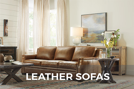Shop Leather Sofas